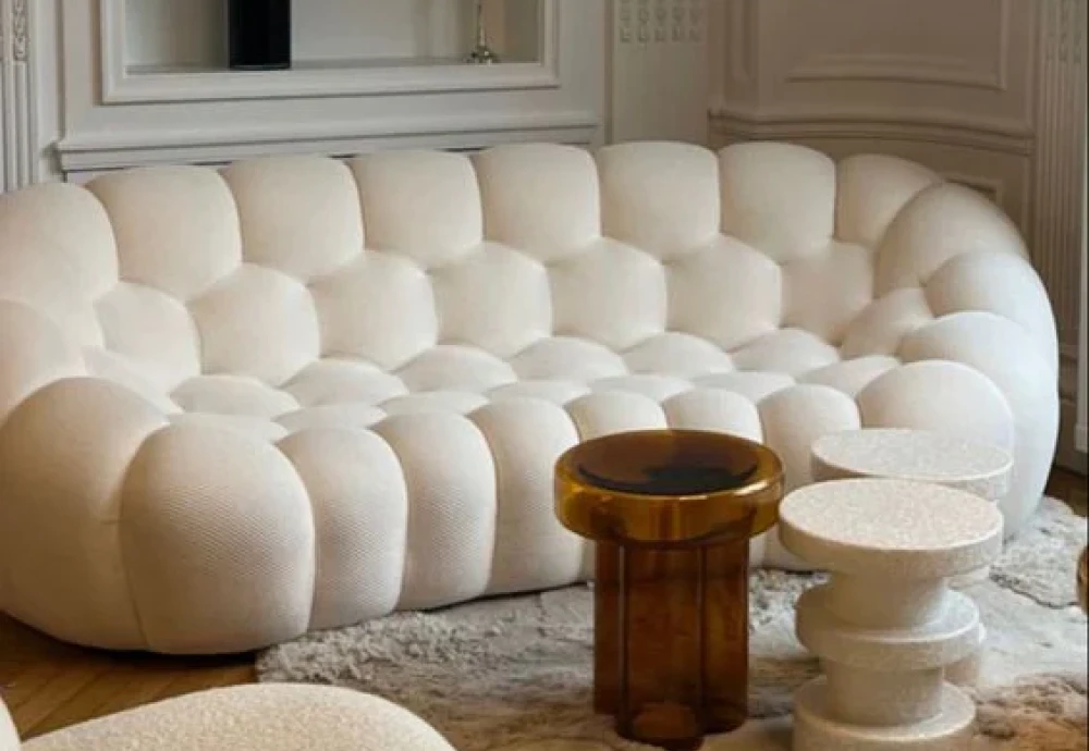 bubble curved sofa